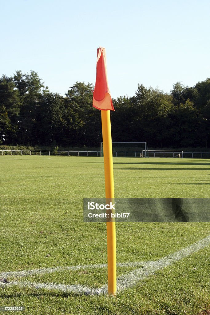 corner-Flagge - Lizenzfrei Abenddämmerung Stock-Foto