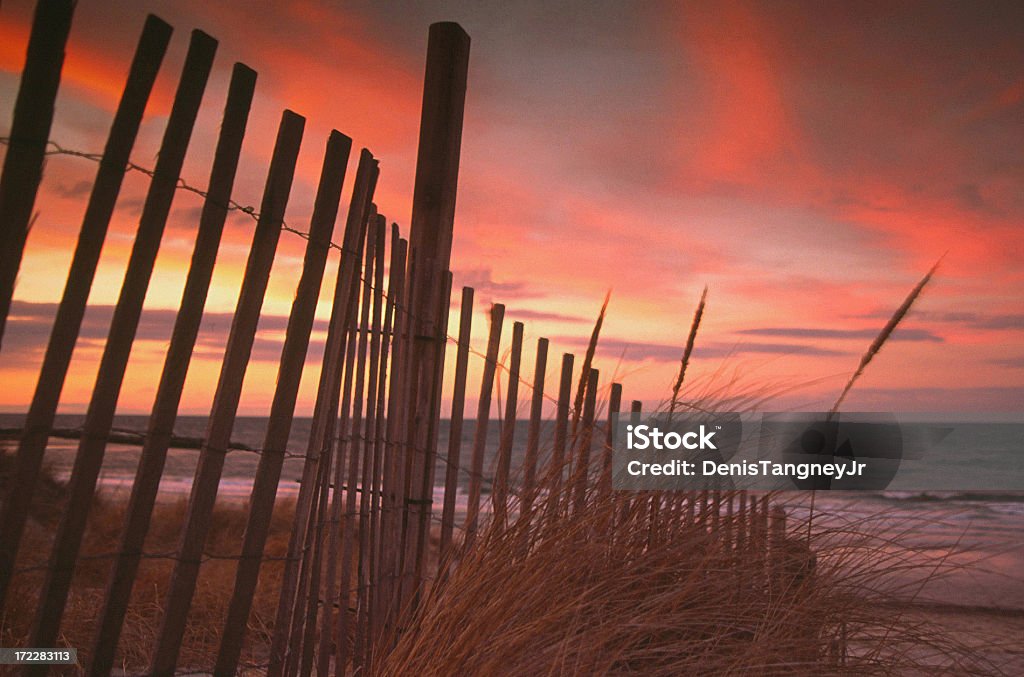 South Cape Sunset South Cape Beach, Cape Cod, Massachusetts Beach Stock Photo