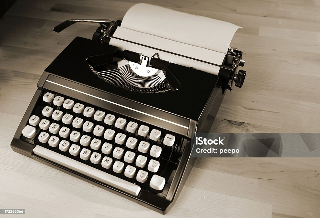 Serie di macchina da scrivere - Foto stock royalty-free di Antico - Vecchio stile