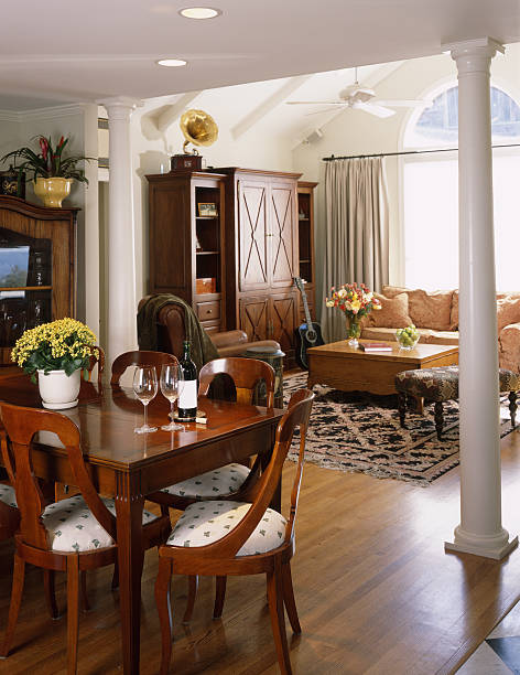istock Stylish Home Interior Living Dining Room 172283765