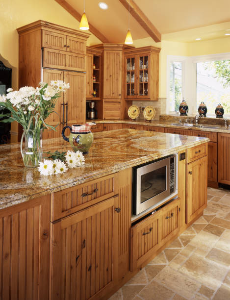 istock Kitchen Cabinets with Beautiful Granite Countertop 172283781