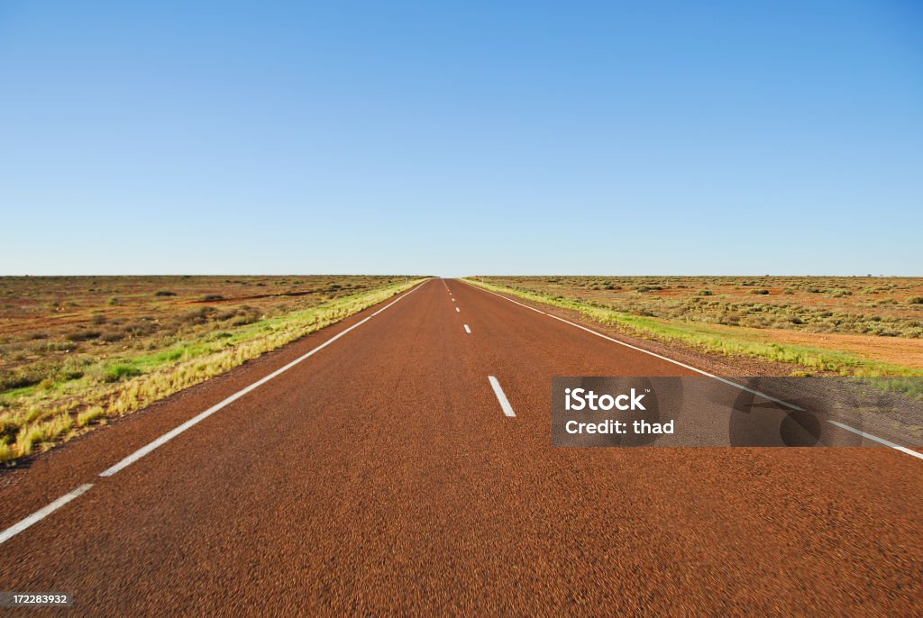 Estrada do Deserto australiano - Royalty-free Austrália Foto de stock