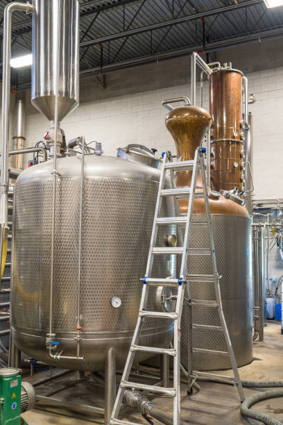 istock Part of the distillery in the Southern Tier Distillery 1722842603