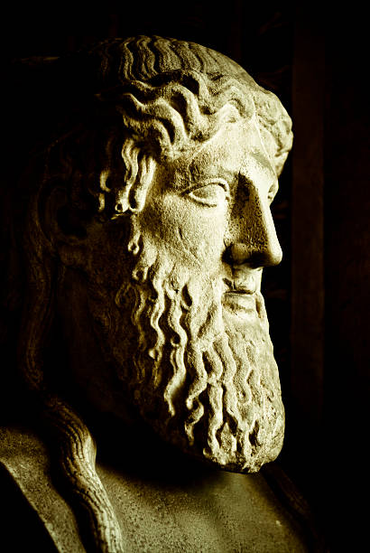 roman busto - caesar emperor rome stone foto e immagini stock