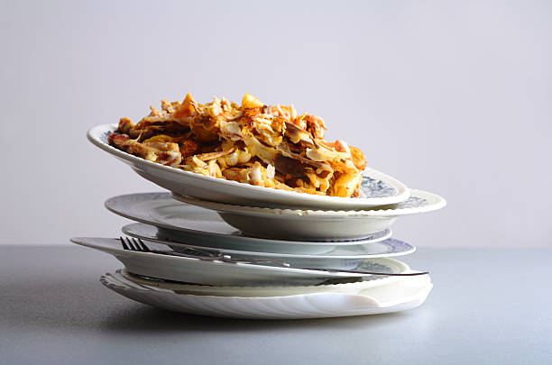 después de la comida - obsesivo fotografías e imágenes de stock