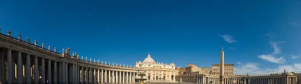 Photo of Sweeping panorama of St. Peter’s, Rome