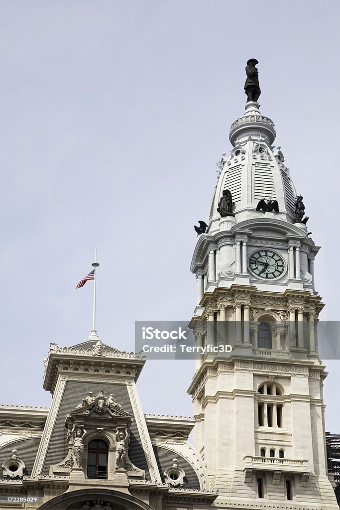 Philadelphia City Hall de - Foto de stock de Arquitectura libre de derechos