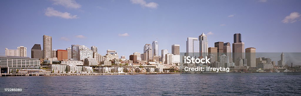 Seattle Waterfront, September 2007 - Lizenzfrei Bucht Stock-Foto