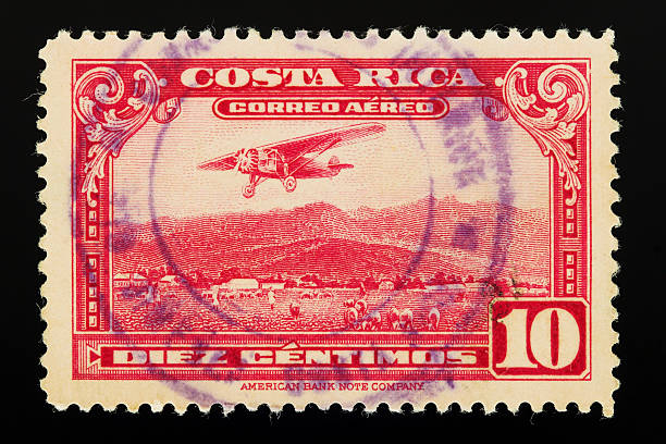 istock Old postage stamp from Costa Rica 172285309