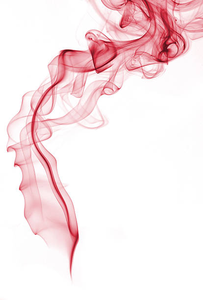 fumo - veil silk smoke red imagens e fotografias de stock