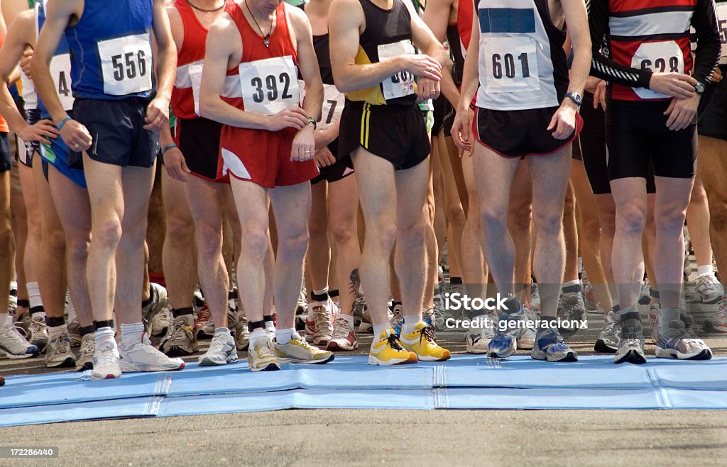 I runner - Foto stock royalty-free di Mezza maratona