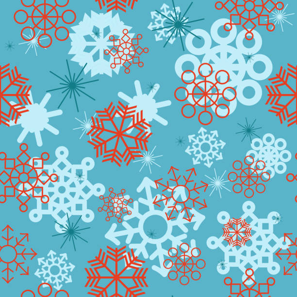 雪の結晶模様。 - wallpaper sample illustrations点のイラスト素材／クリップアート素材／マンガ素材／アイコン素材