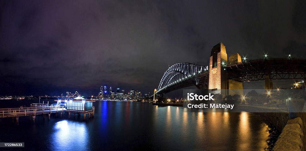 Opéra de Sydney, Harbour Bridge et le quartier central des affaires - Photo de Australie libre de droits