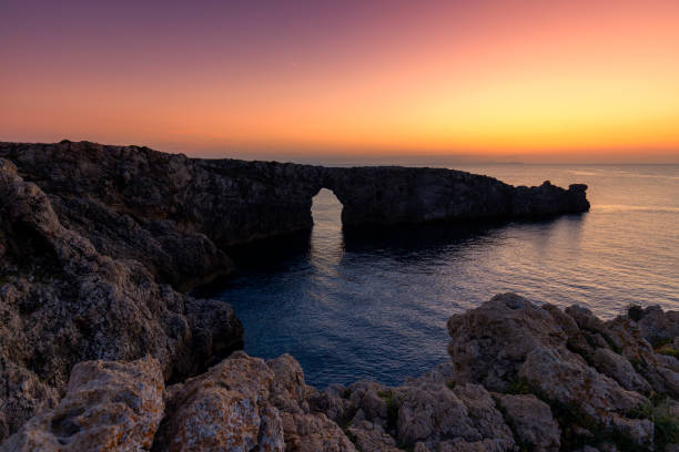 istock Sea landscape and sunset in Menorca 1722866646