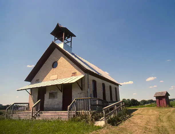 "Historic one-room Detray School near Caledonia, Michigan"