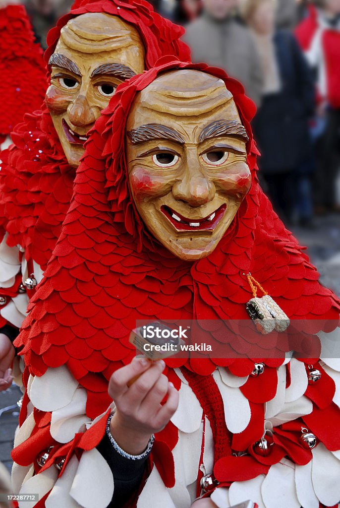 SORCIÈRES de carnaval rouge - Photo de Carnaval - Réjouissances libre de droits