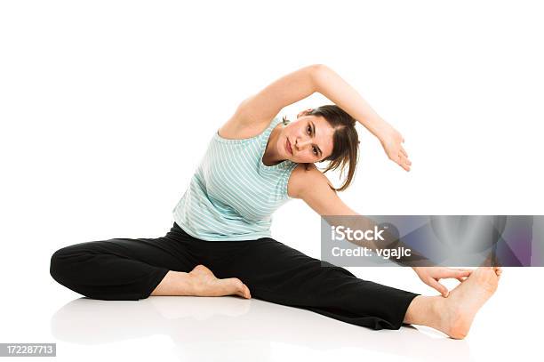 Fitness Girl Stretching Stock Photo - Download Image Now - Activity, Adult, Adults Only