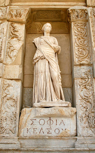 istock Statue of Sophia (Wisdom) at the Celsus Library, Ephesus, Turkey 172287782