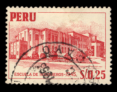 an old peru stamp