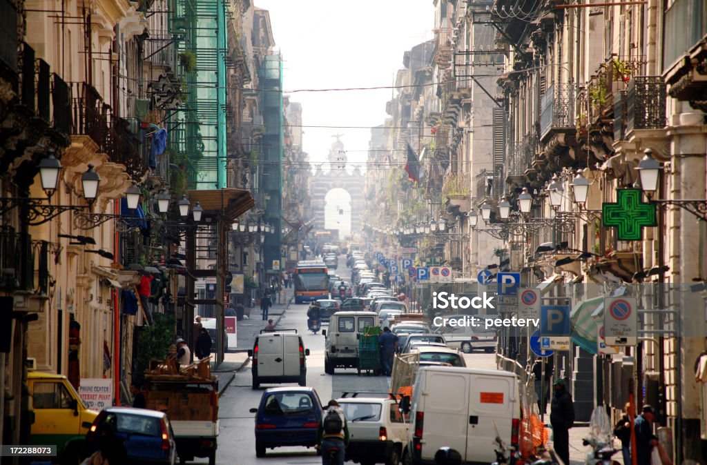 De catania ruas - Foto de stock de Itália royalty-free