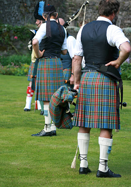 istock Traditional Scottish Kilt and bagpipes 172288267