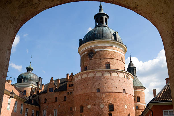Gripsholm Castle "Gripsholm Castle, Mariefred, Sweden. Fairytale 16th century castle." mariefred stock pictures, royalty-free photos & images