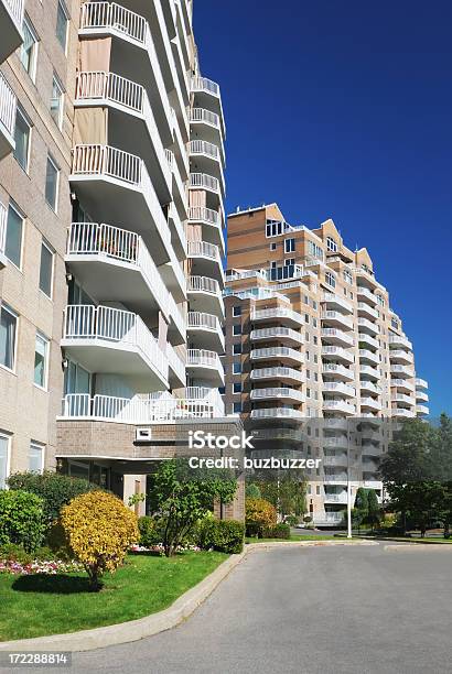 Modern Condominiums Area Stock Photo - Download Image Now - Apartment, Architecture, Awe