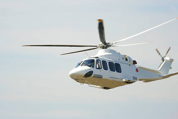 istock Helicopter on air on a cloudy day 172288836