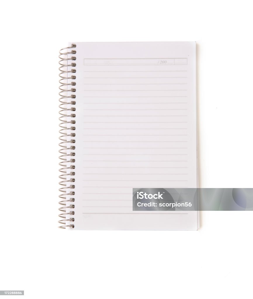 notebook - Lizenzfrei Schreiben Stock-Foto