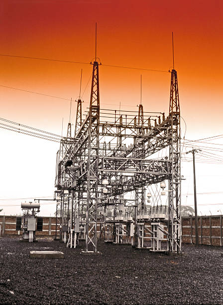 Central Elétrica - fotografia de stock
