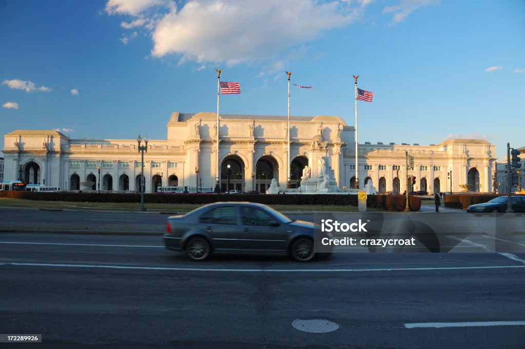 Washington, DC streetscape - Zbiór zdjęć royalty-free (Aleja)