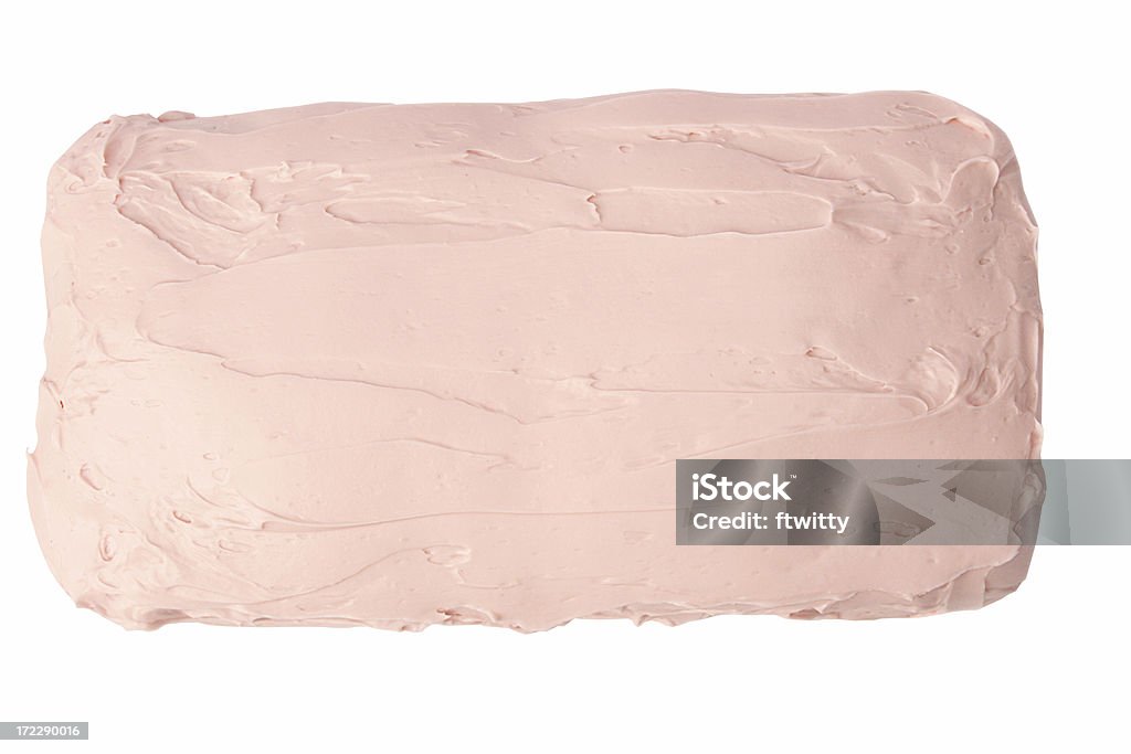 シートケーキにピンクのフロスティング - アイシングのロイヤリティフリーストックフォト
