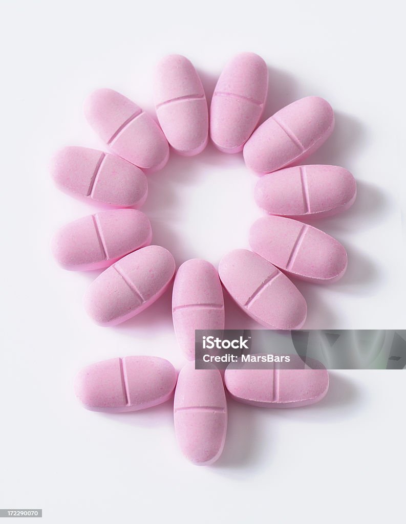 Mujeres-rosa símbolo de la salud - Foto de stock de Menopausia libre de derechos