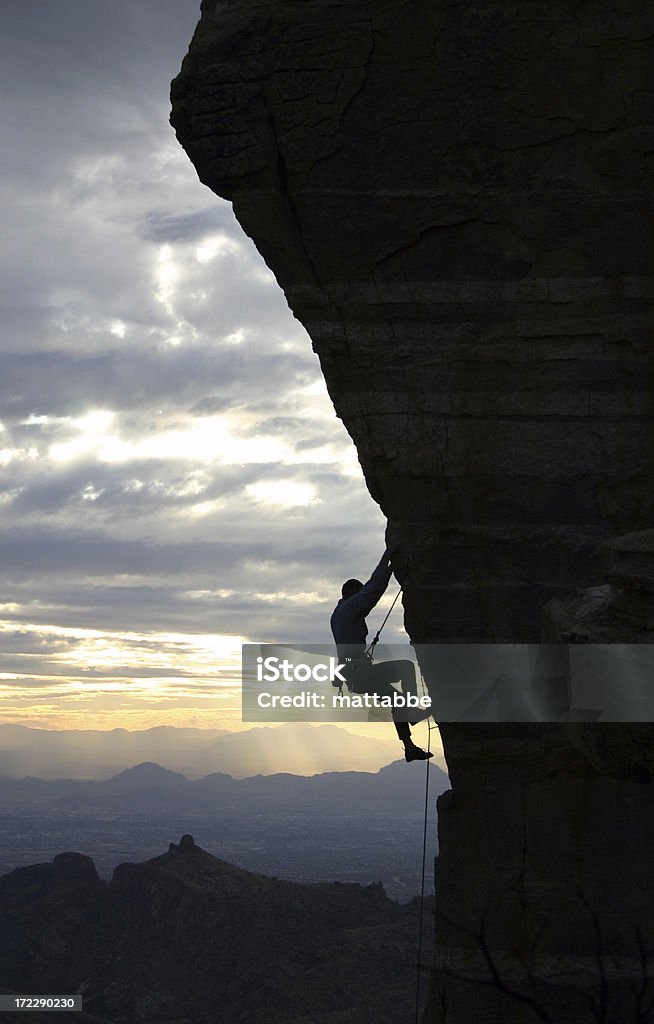 Rock alpinista em Tucson - Foto de stock de Escalação em rocha royalty-free