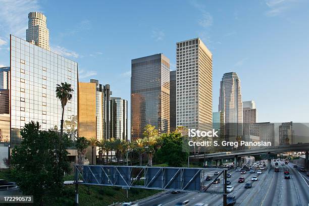 Edificios De Los Ángeles Foto de stock y más banco de imágenes de 4th Street Bridge - 4th Street Bridge, Aire libre, Arquitectura