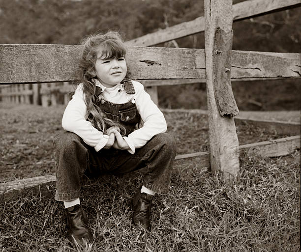 istock Child sitting on the fence 172290588