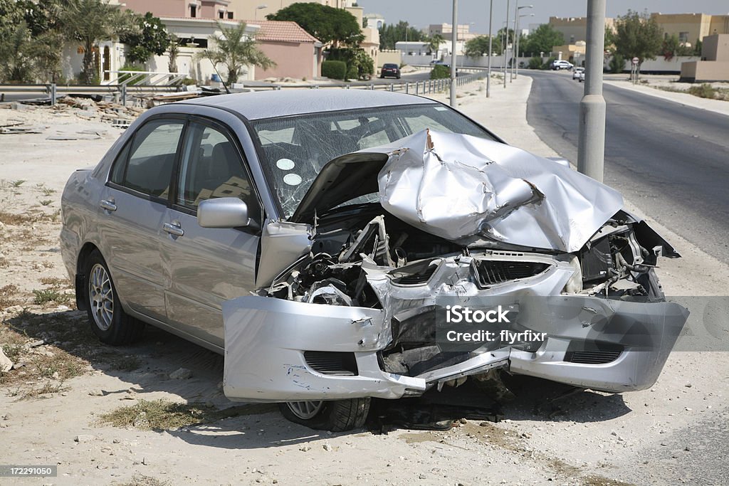 Carro Crash VII - Foto de stock de Carro royalty-free