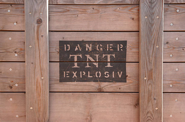 istock Wooden box - TNT explosives 172291072