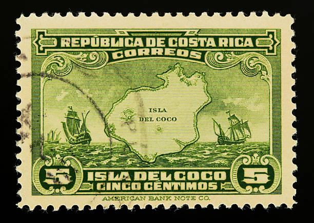 istock Old postage stamp from Costa Rica 172291186