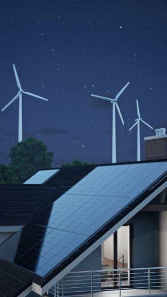 istock Alternative Energy Eco House 1722913212