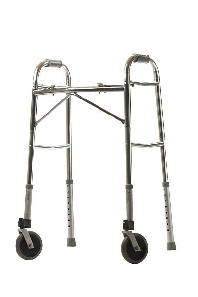 Medical Equipment - Walker Folding walker health symbols/metaphors stock pictures, royalty-free photos & images