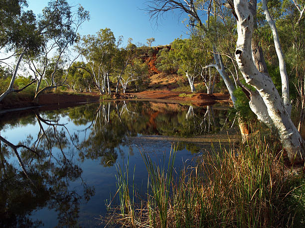 Near Karijini National Park in Western Australia stock photo