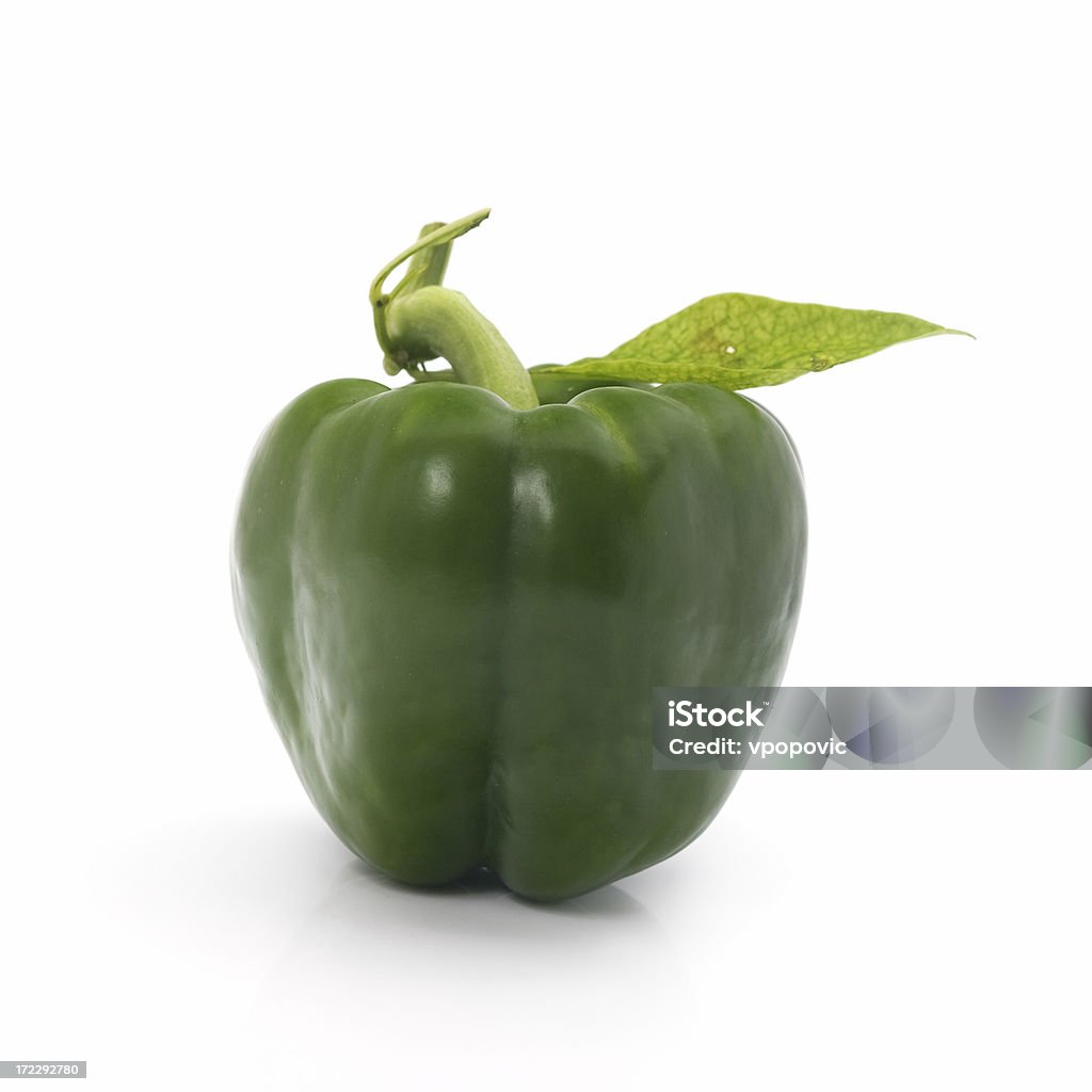 Peperone verde - Foto stock royalty-free di Cibi e bevande