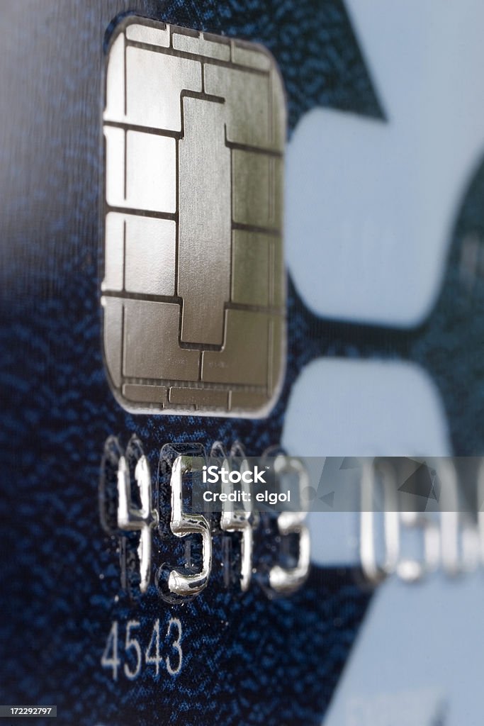 Retrato de cartão de crédito - Foto de stock de Ampliação royalty-free
