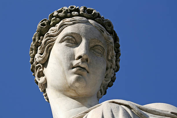 istock Classical sculpture of a women, Rome Italy 172293355