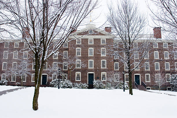 istock Brown University in the snow 172293467