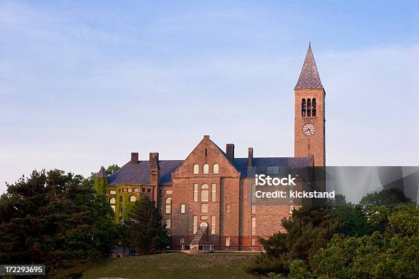 A Scenic View Of Cornell University Stock Photo - Download Image Now - Cornell University, Campus, Ithaca
