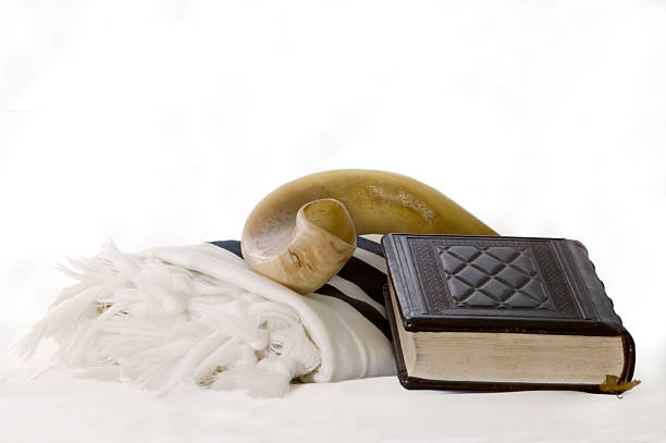 Objects for Rosh Hashana stock photo