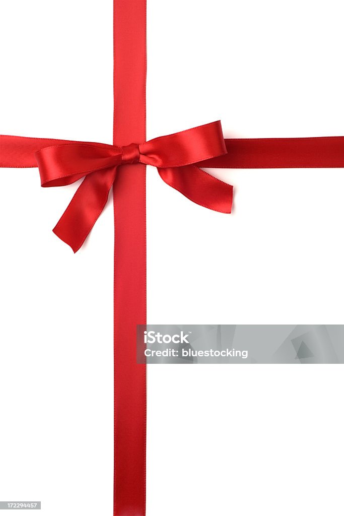 Bright Red Bow Stock Photo - Download Image Now - Tied Bow, Ribbon - Sewing  Item, Red - iStock