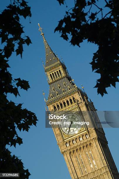 Foto de A Torre Do Relógio Big Ben Londres e mais fotos de stock de Arquitetura - Arquitetura, Azul, Big Ben